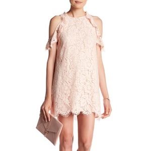 DO + BE Cold Shoulder Lace Dress